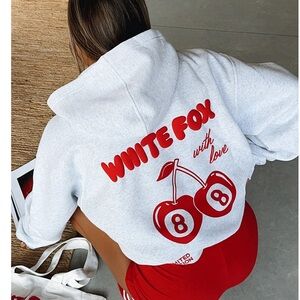 White Fox Boutique With Love Hoodie Xs/s NWT